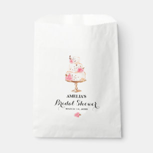 Sacs de Faveurs de Thé de Gâteau en Or Rose pour M