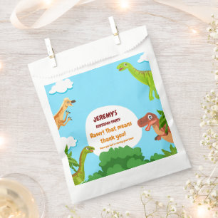 Sacs de fête pour anniversaire dinosaure