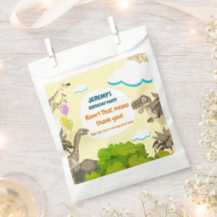 Sacs de fête pour anniversaire dinosaure
