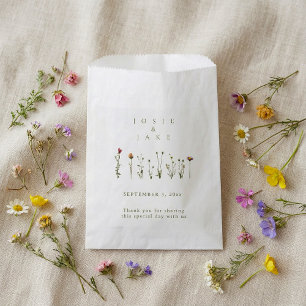 Sacs de fleurs sauvages de mariage rustiques