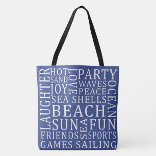 Sacs de maison de plage couleur personnalisée