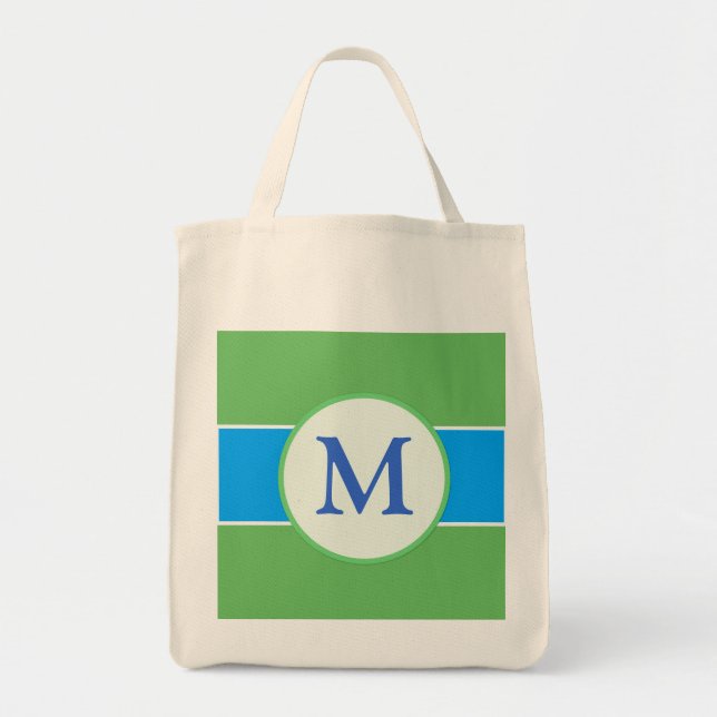 Sacs de motif de vert bleu (Devant)