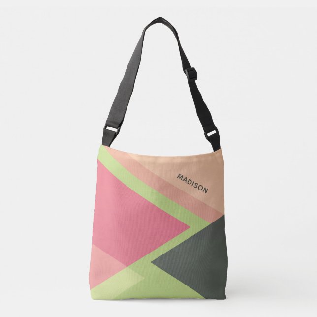 Sacs de nom personnalisés Motif Abstrait (Devant)