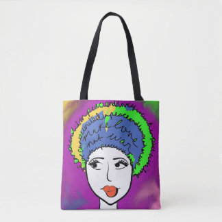 Sacs de toile de couronne de paix