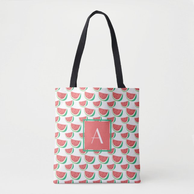 Sacs d'été Monogramme Motif de pastèque (Devant)