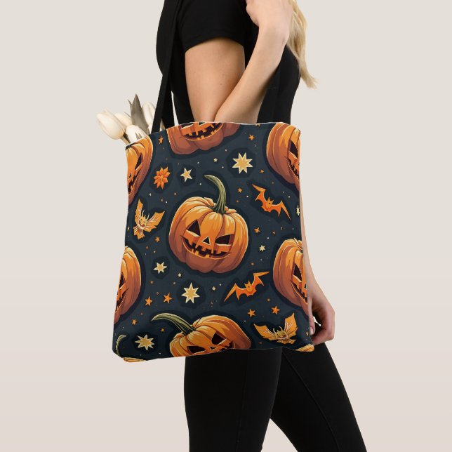 Sacs d'halloween heureux (De près)