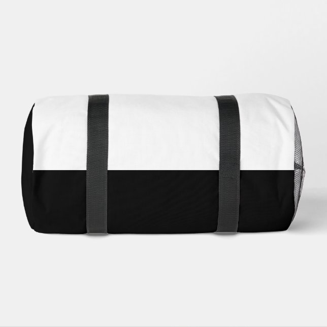 Sacs duffel noir et blanc pour petits duffels impr (Fond)
