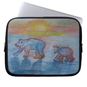 Sacs électroniques de dessin d'ours polaires