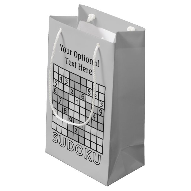 Sacs faits sur commande de cadeau de SUDOKU (Dos Angle)