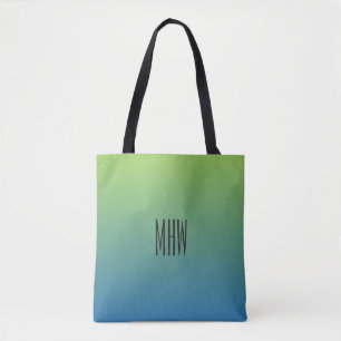 Sacs faits sur commande de monogramme de gradient