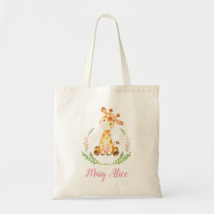 Sacs fourre-tout à baby shower de girafe