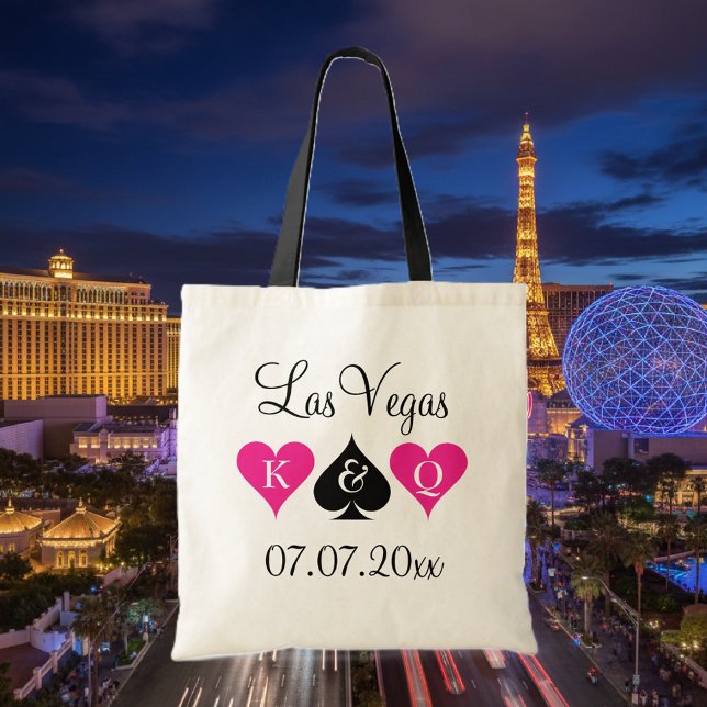 Sacs fourre-tout à mariage de thème de Las Vegas (Las Vegas wedding tote)