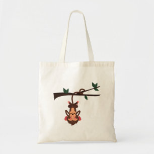 Sacs fourre-tout Avec Motif Singe Suspendu Arbre