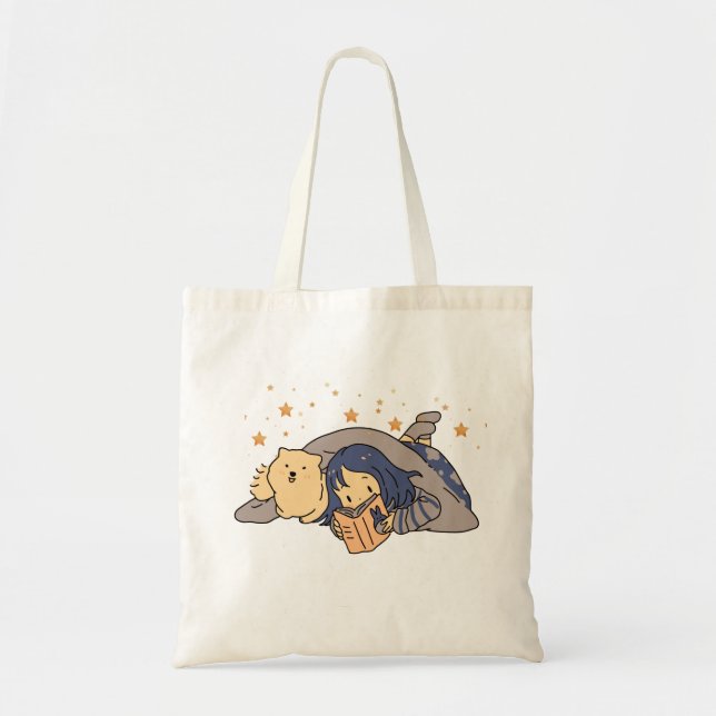 Sacs fourre-tout de design Star Bling Cute Girl (Devant)