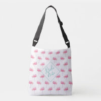 Sacs fourre-tout de motifs de flamants roses tropi