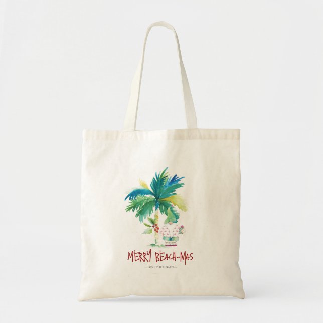 Sacs fourre-tout de Noël tropicaux (Devant)