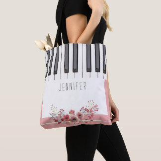 Sacs fourre-tout de piano rose Rose