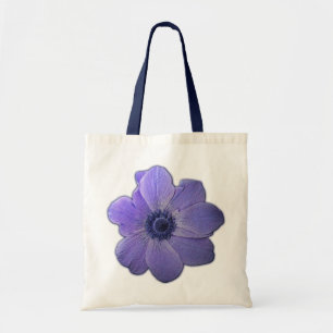 Sacs fourre-tout de plage à fleurs bleues