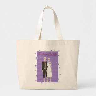 Sacs fourre-tout en toile de mariée Halloween