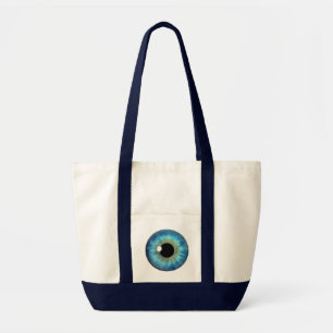 Sacs fourre-tout personnalisés de Blue Eye Iris I