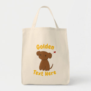 Sacs fourre-tout personnalisés pour chien Golden D