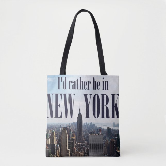 Sacs "Je préférerais être à New York" (Devant)