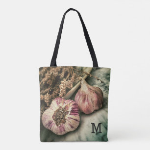 Sacs monogrammes personnalisés à base d'ail / de f