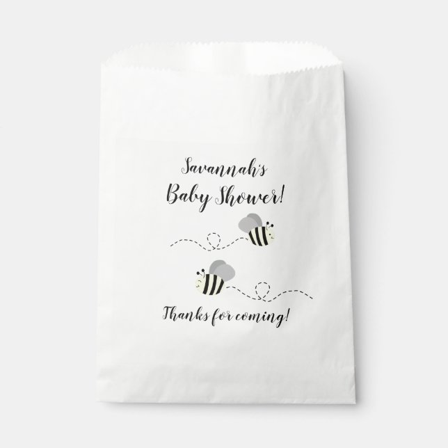 Sacs préférés aux bee bee bee gris et jaune (Devant)