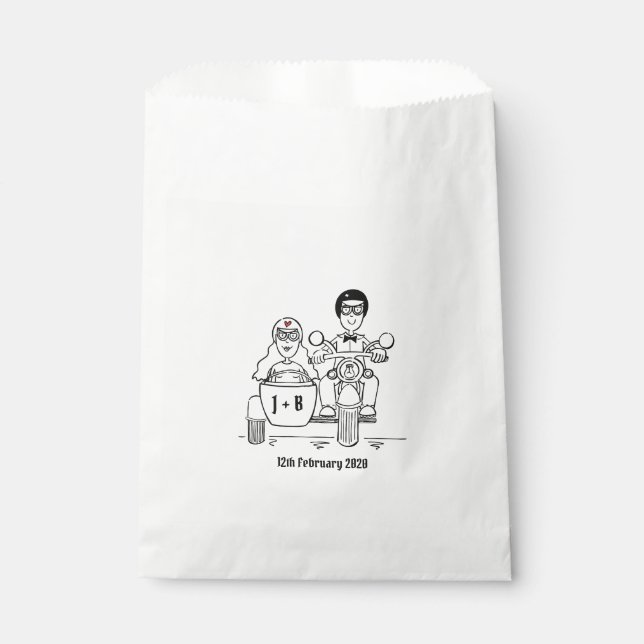 Sacs préférés pour mariage pour moto moto moto per (Devant)