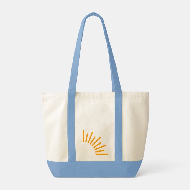 Sacs - Sac fourre-tout bleu clair avec logomark (Dos)