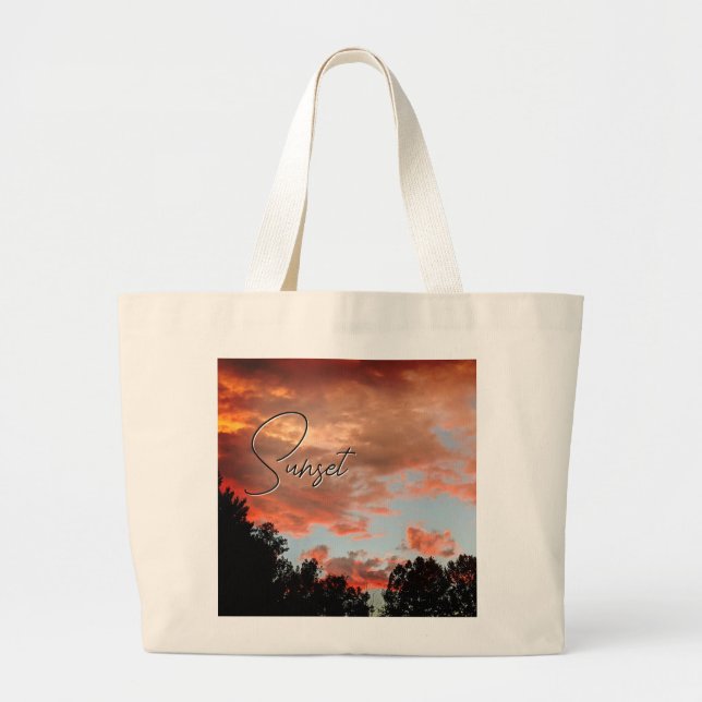 Sacs Sunset fourre-tout Red Sky (Devant)