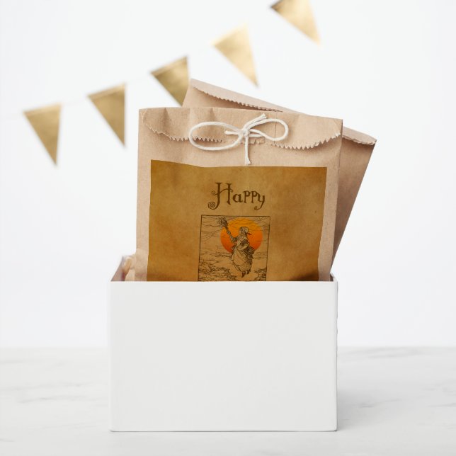 Sacs vintage Halloween Witch Favoriser (Fête)