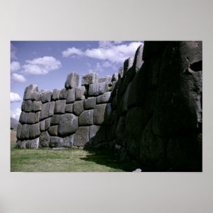 Sacsahuman Incan Fortress Poster