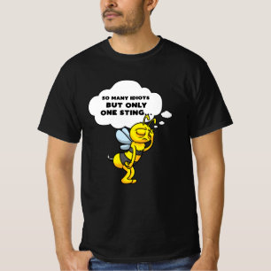 Sad Bee Beekeeper Gift Funny Quote T-Shirt