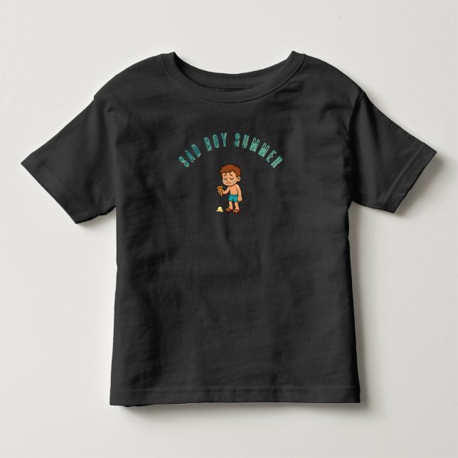 Sad Boy Summer Toddler T-shirt (Front)