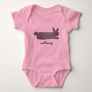 Sad Bunny Baby Bodysuit