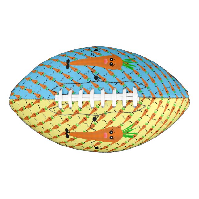 Sad Carrot by Kenneth Yoncich Football (Front)