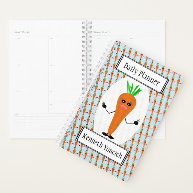 Sad Carrot by Kenneth Yoncich Planner (Display)