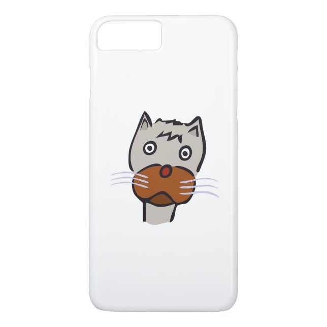 Sad cat cartoon Case-Mate iPhone case (Back)
