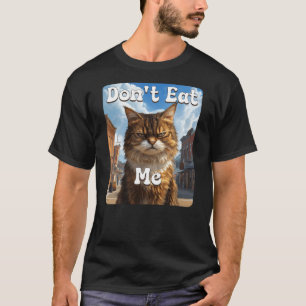Sad Cat Resistance 'Don't Eat Me' Advocacy T-Shirt