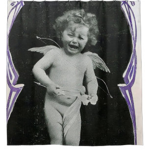 Sad Cherub Angel Print