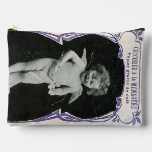 Sad Cherub Angel Print Accessory Pouch