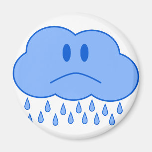 Sad Cloud Magnet