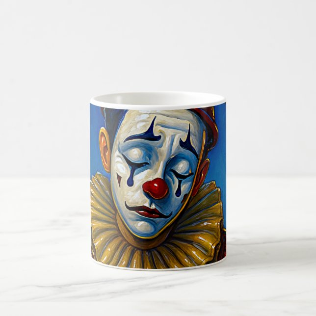 Sad Clown Coffee Mug (Center)