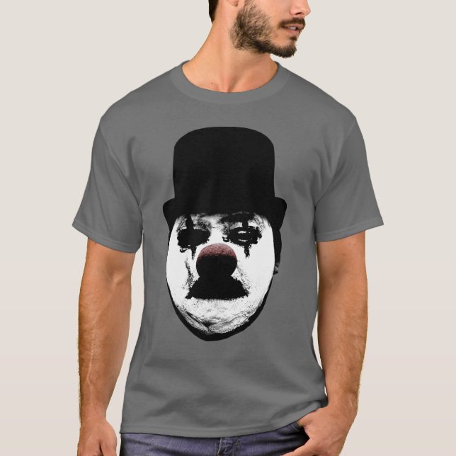 Sad Clown - Grey T-shirt (Front)