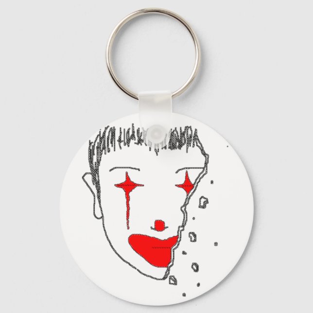 Sad Clown Keychain (Front)