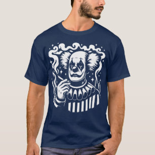 sad clown smoking a cigarette 1 T-Shirt