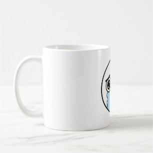 Sad Crying Face Emoji Coffee Mug