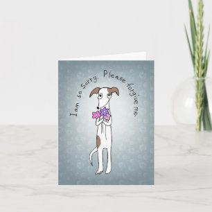 Sad Dog Apology Please forgive me Cute Dog sorry Card