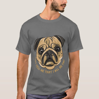 sad dog bull dog friend retro T-Shirt